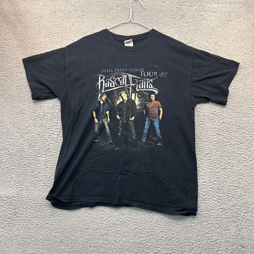 Rascal Flatts Concert T-Shirt Womens  Size Large Tee Shirt Mens Tour 07